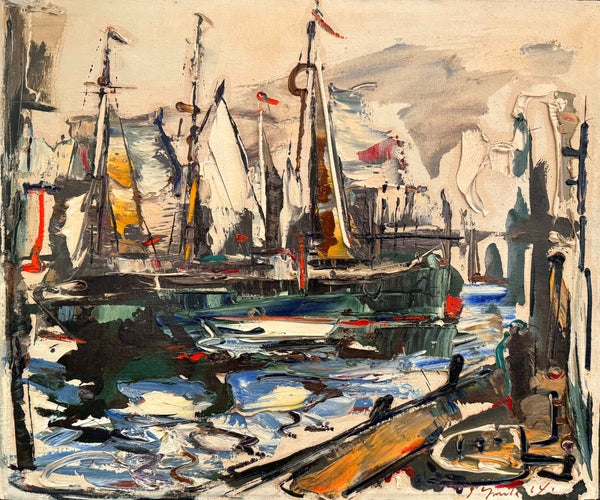 Bateaux de pêche, Port Atlantic, 1964
