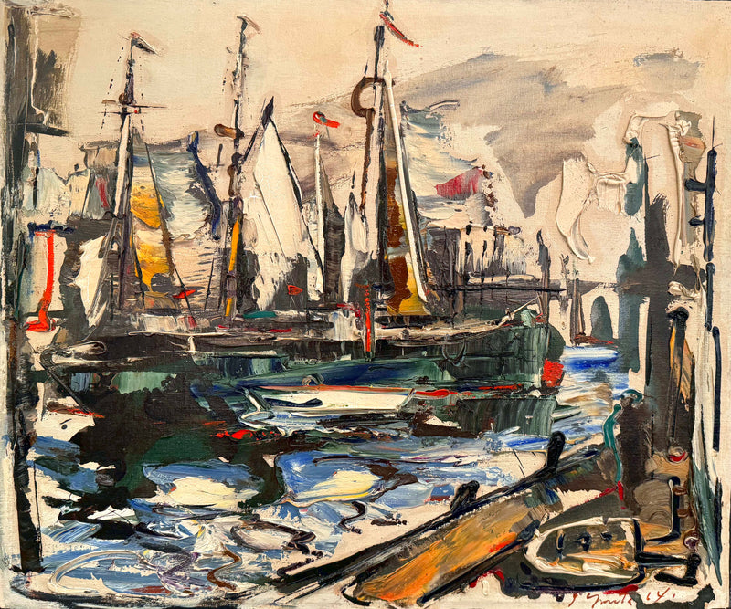 Bateaux de pêche, Port Atlantic, 1964