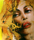 Star with gold hair, 2015