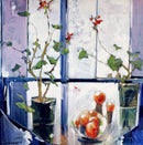 Nature bleue au géranium