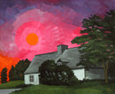 Maison de l'Ile D'Orléans, soleil couchant, 1981