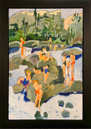 River bathers, New Hampshire, 1989