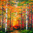 Le boisé ensoleillé