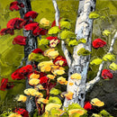 En vert, rouge et jaune